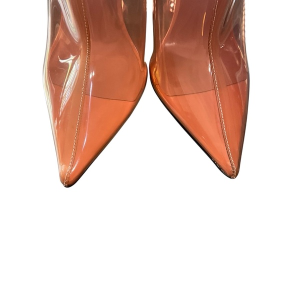 Zara Pink Mules with Transparent Design - Picture 7 of 9